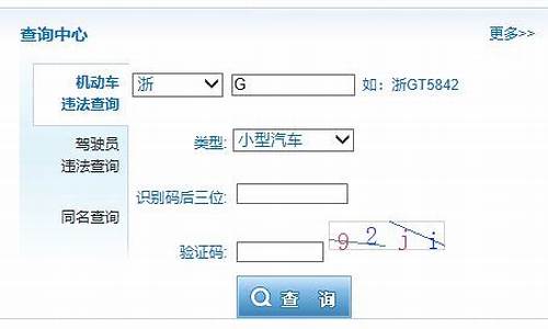 金华市车辆违章查询_金华市车辆违章查询网